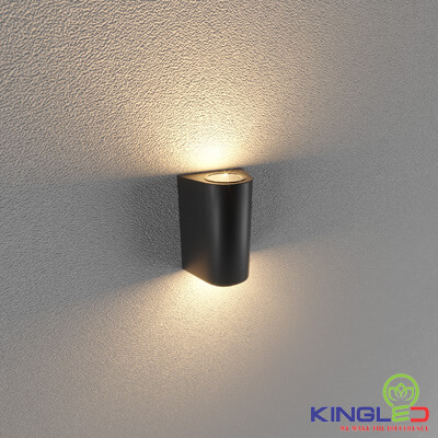 đèn led gắn tường kingled lwa0148b-bk