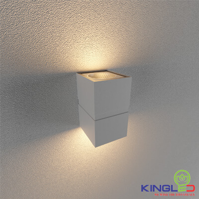 đèn led gắn tường kingled lwa0150b-wh