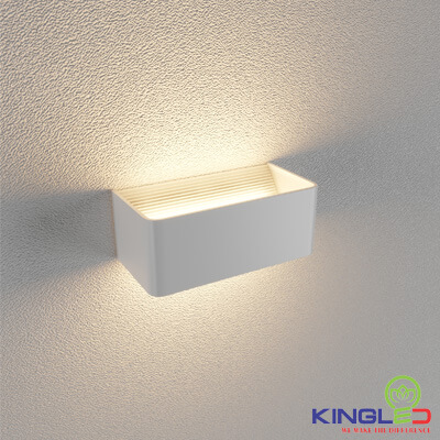 đèn led gắn tường kingled lwa9011-2-wh