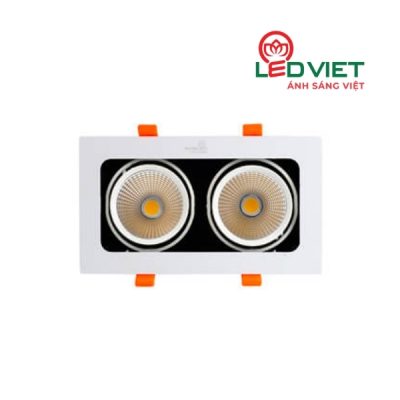 Đèn LED âm trần Spotlight đôi 20W GL-2*10-V227