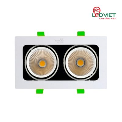 Đèn LED âm trần Spotlight hộp Topaz 2x10W GL-2*10SS-V227-V/TT/T