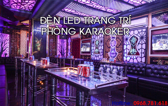đèn led trang trí phòng karaoker