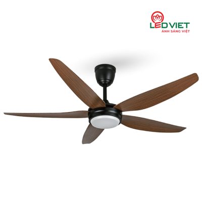Quạt trần KingLED QTKL-556-01 GỖ