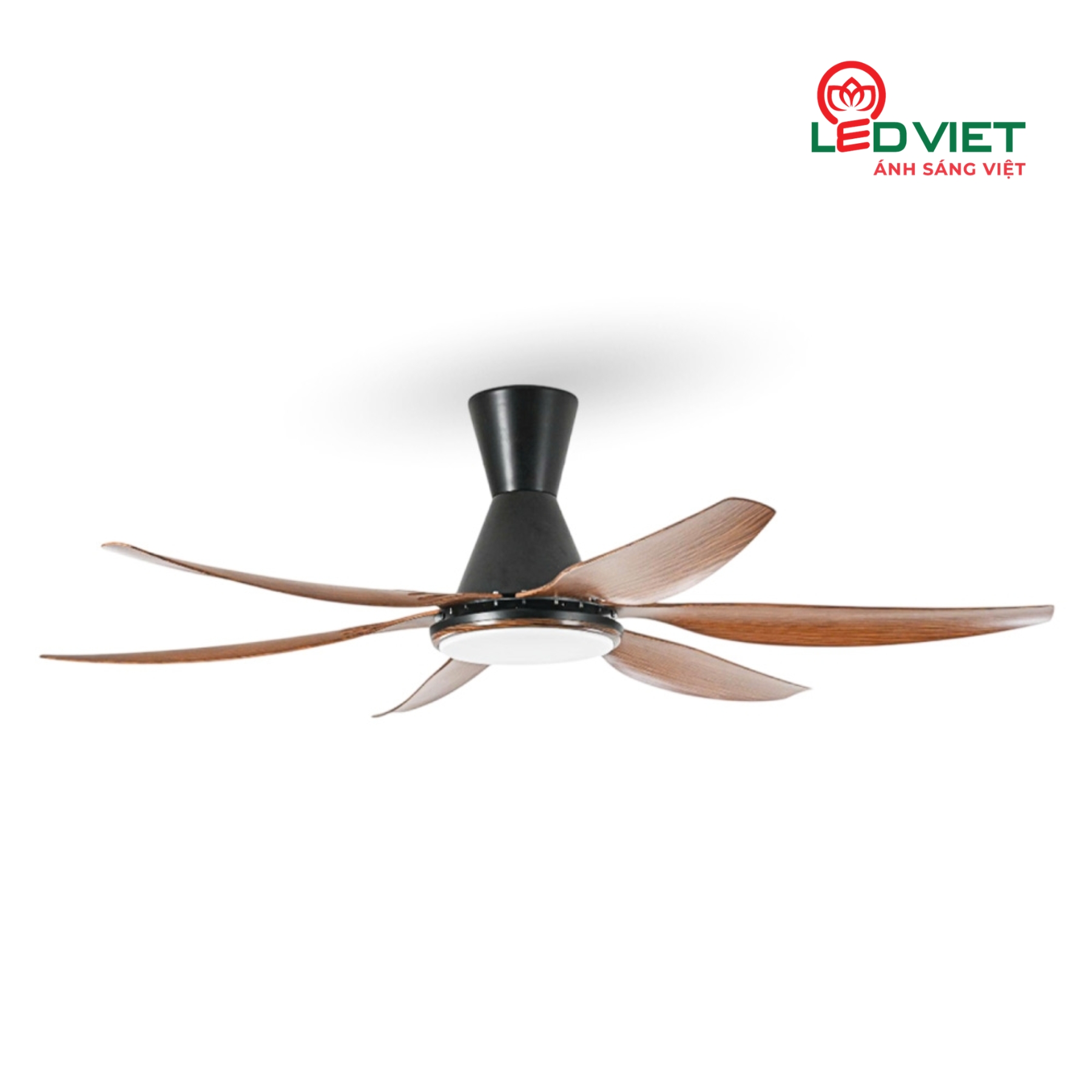 quat-tran-kingled-qtkl-654-01-go Quạt trần KingLED QTKL-654-01 GỖ