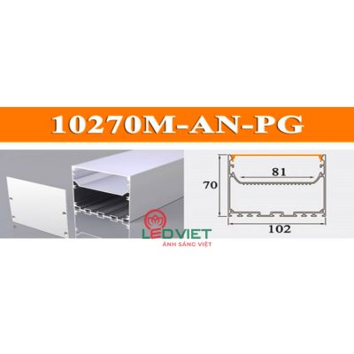 Thanh nhôm định hình 10270M-AN-PG