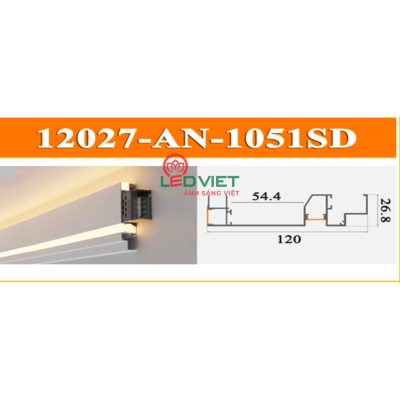 Thanh nhôm định hình 12027
