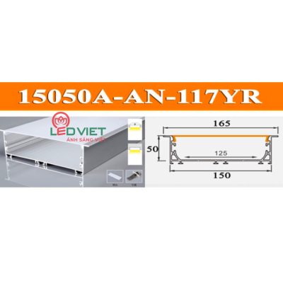 Thanh nhôm định hình 15050A