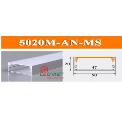 Thanh nhôm định hình 5020M