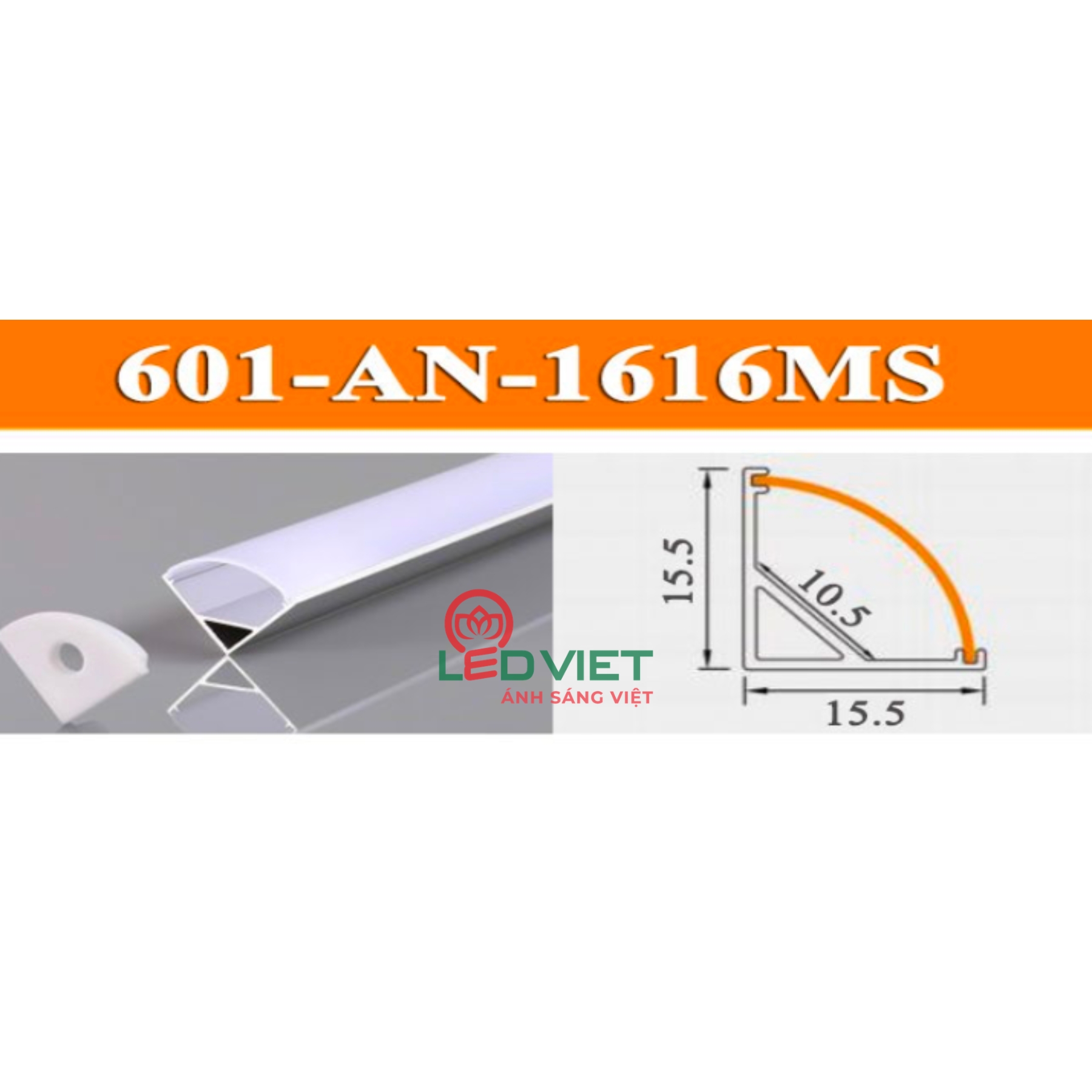 Thanh nhôm định hình 601