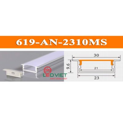 Thanh nhôm định hình 619