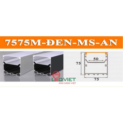 Thanh nhôm định hình 7676M